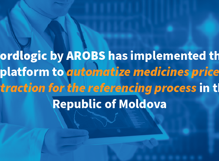 Nordlogic by AROBS has implemented the platform to automatize medicines price extraction for the referencing process in the Republic of Moldova